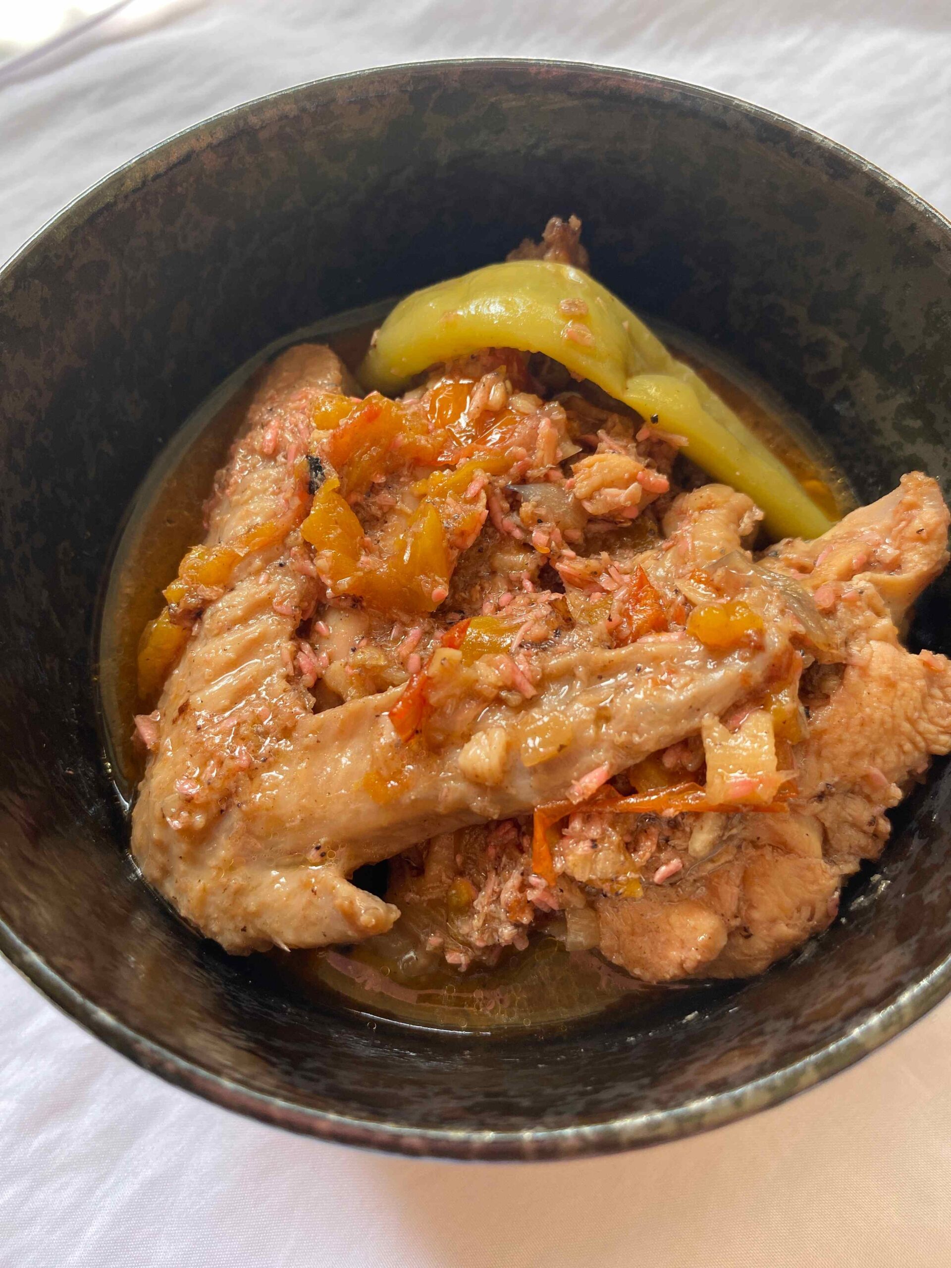 Chicken Binagoongan (Filipino Chicken in Shrimp Paste)