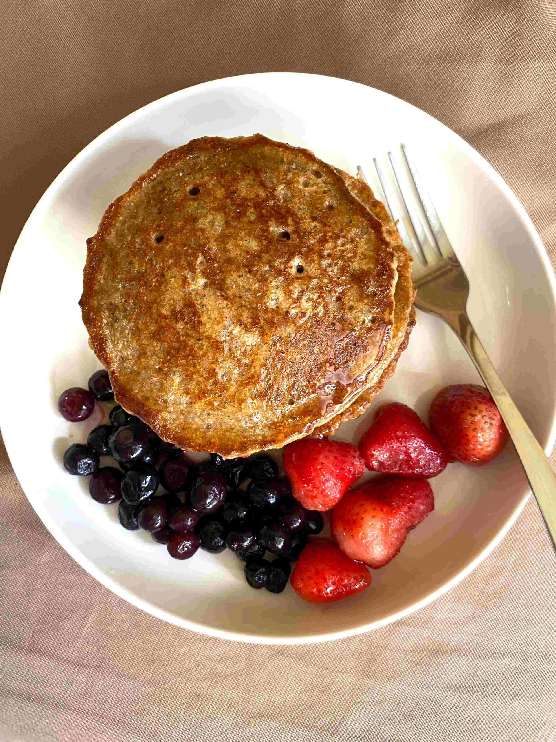 Healthy Whole Wheat Pancakes