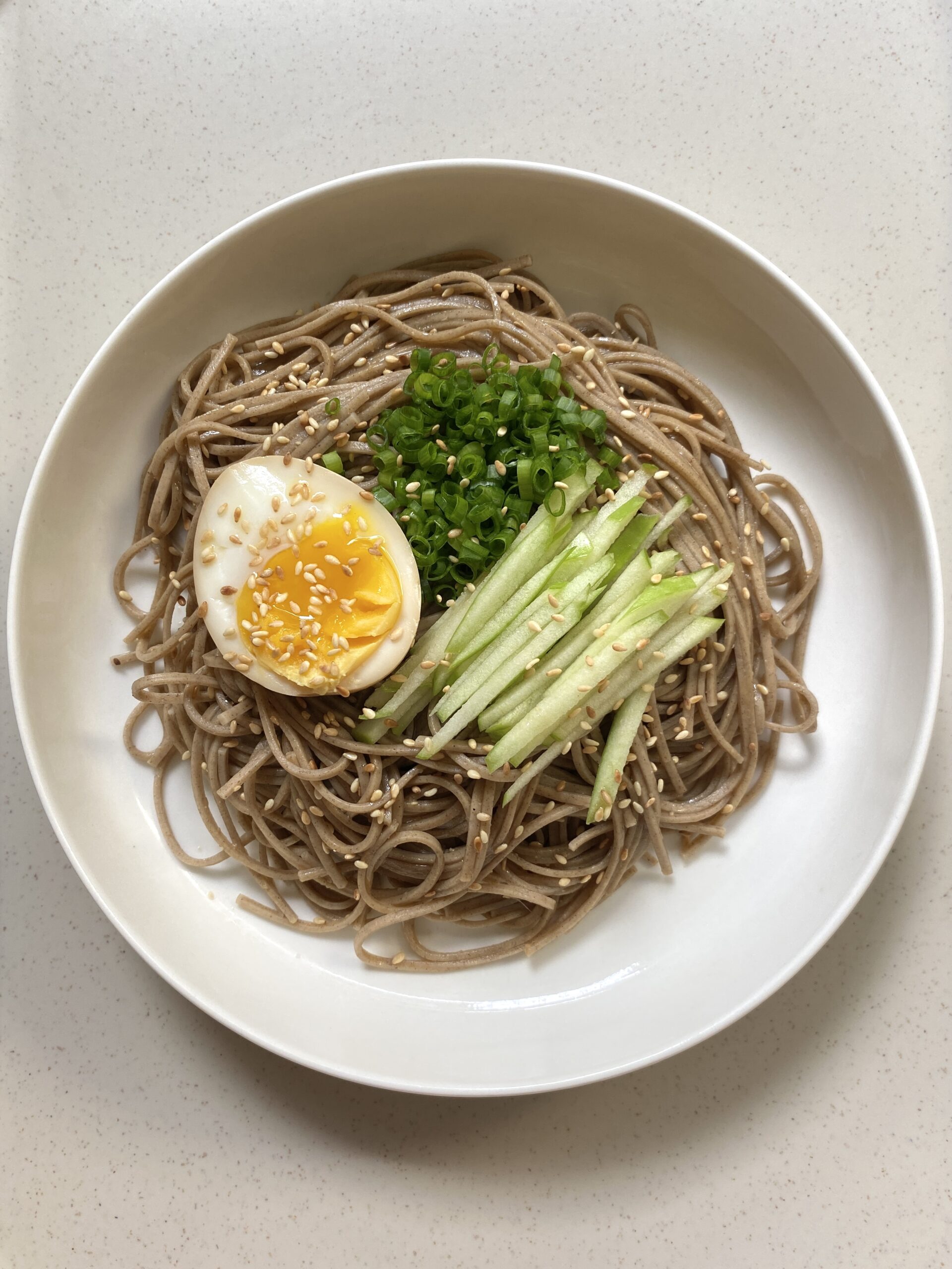 Apple Miso Sesame Soba Noodles
