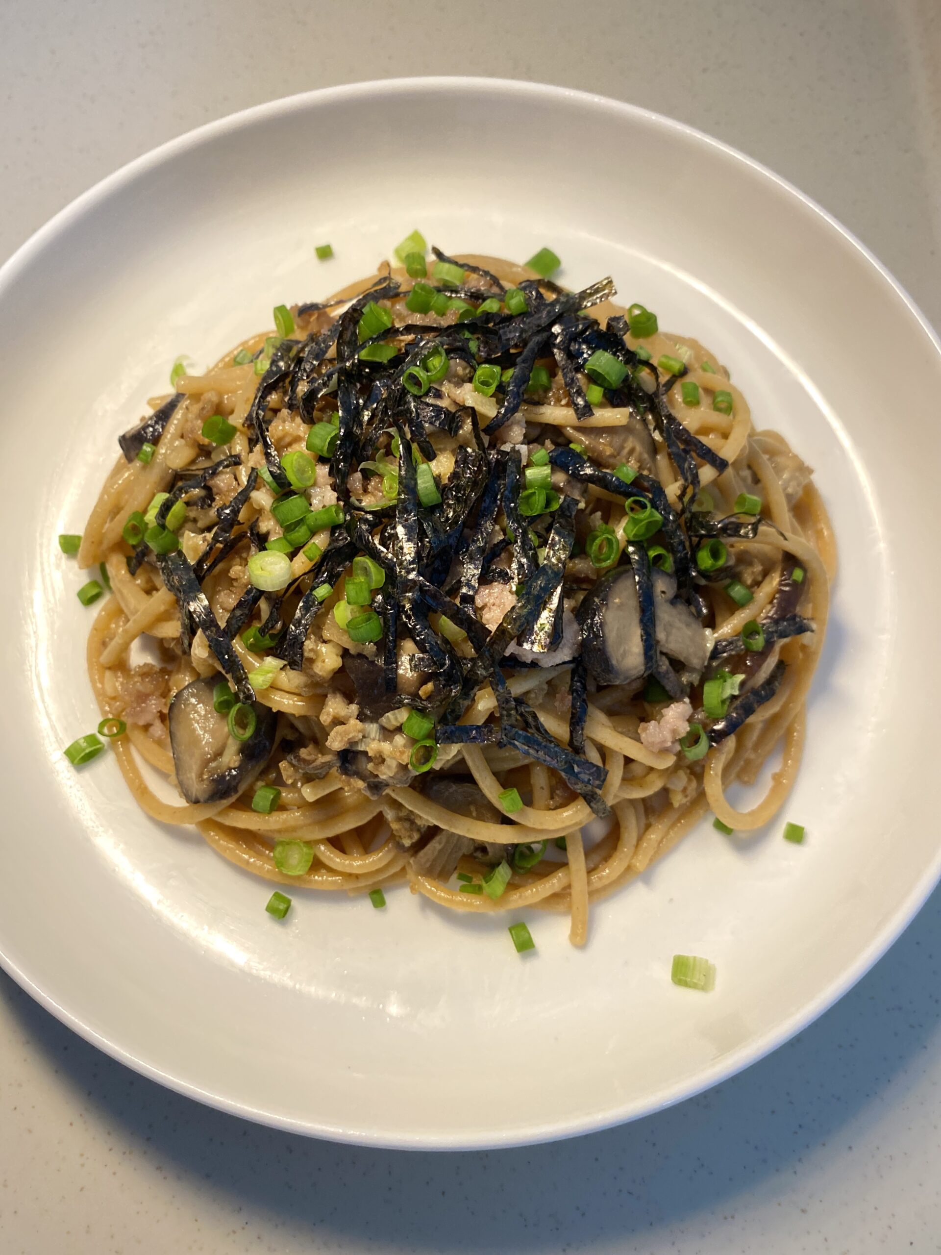 Mushroom Wafu Pasta