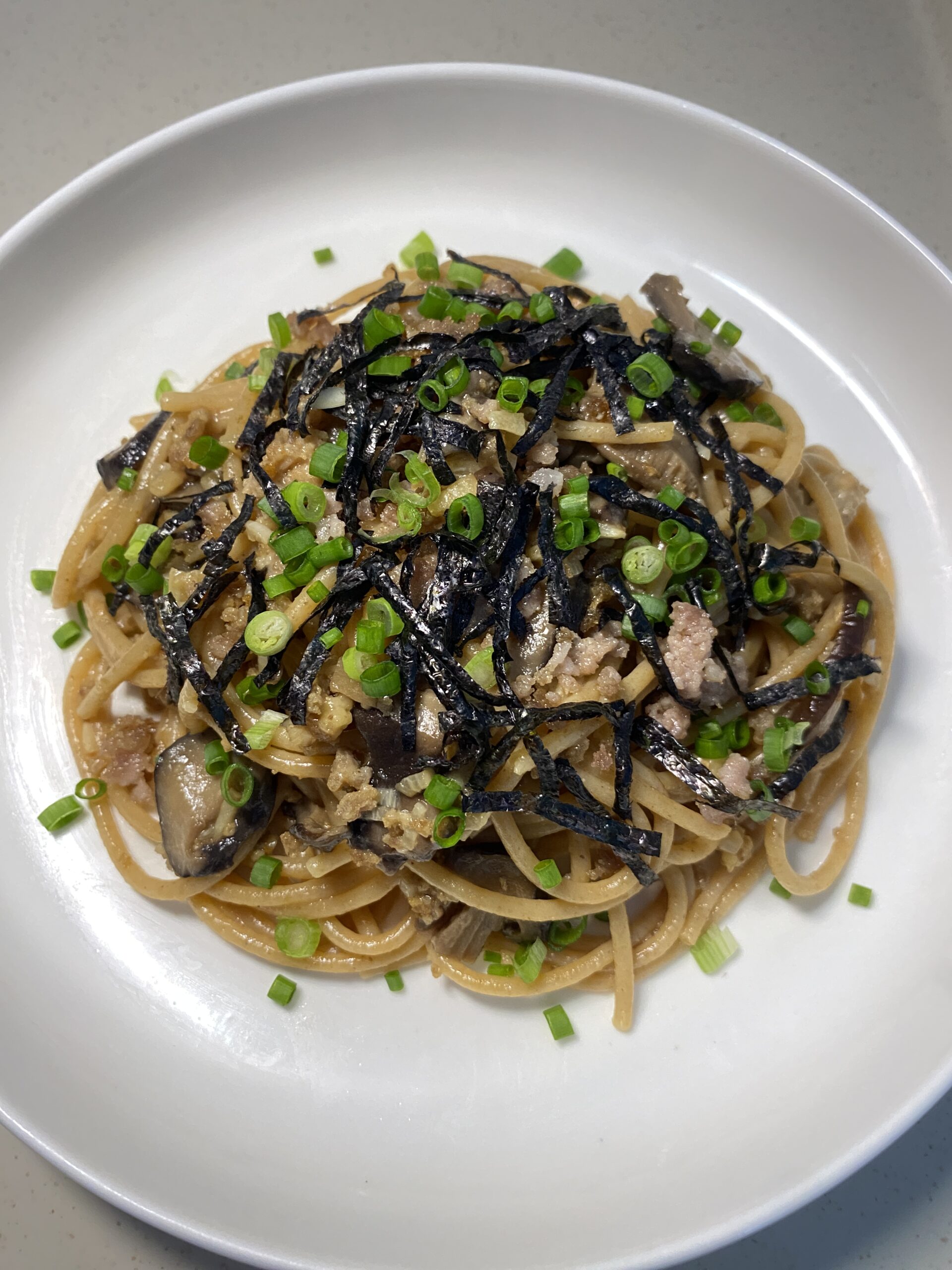 Mushroom Wafu Pasta