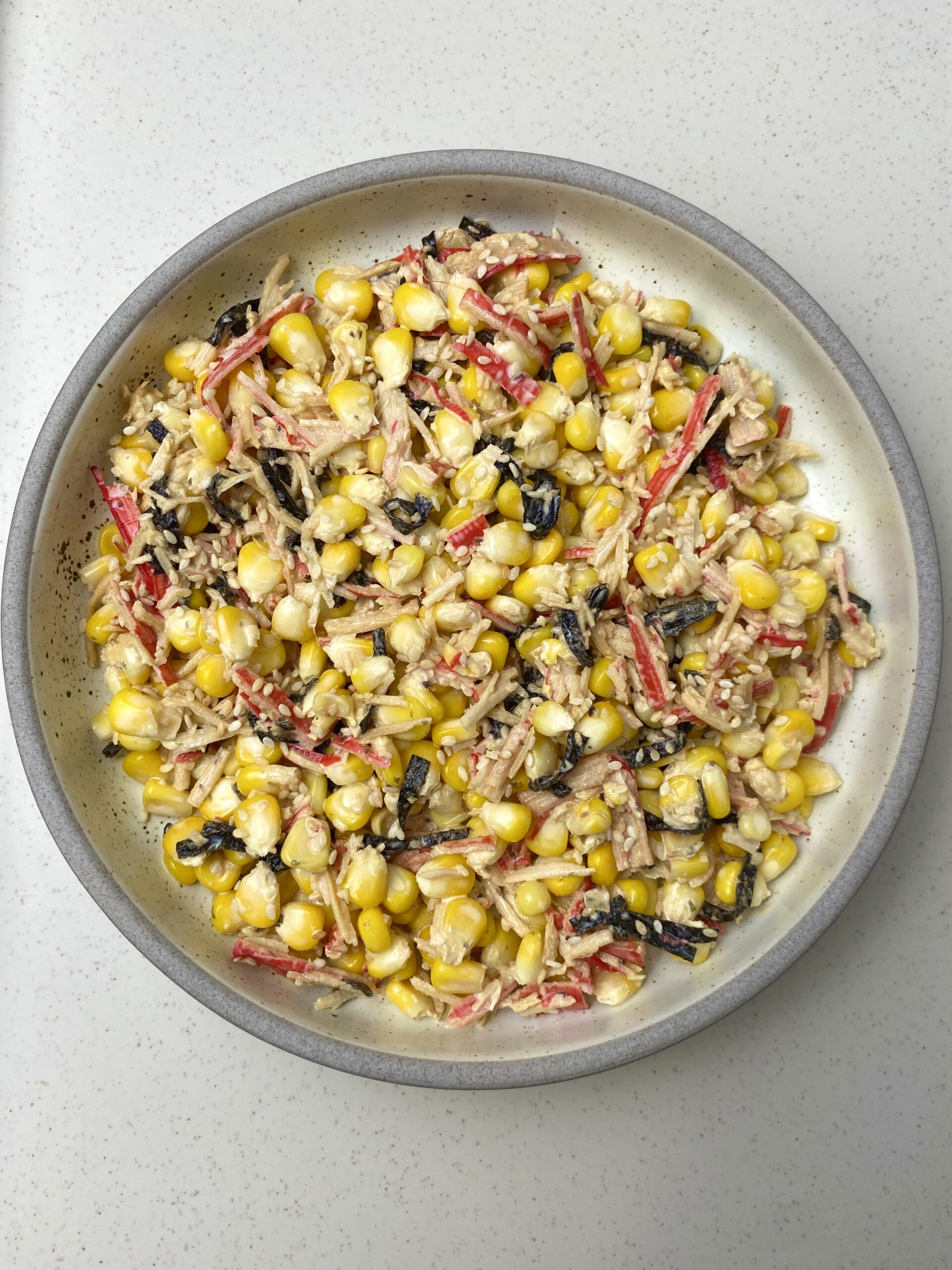 Creamy Corn and Crab Salad