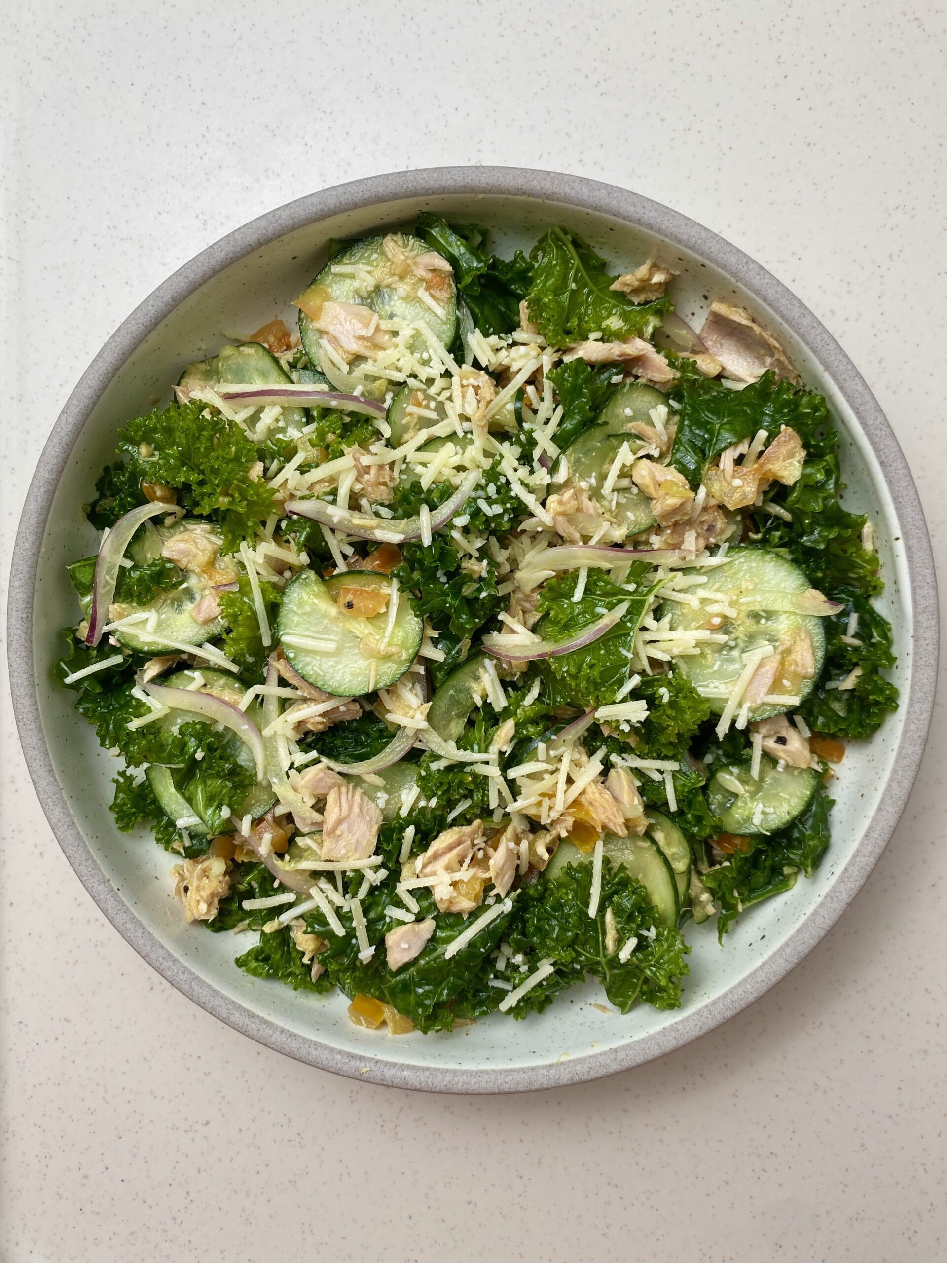 Lemon Tuna Kale Salad